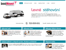 Tablet Screenshot of bestmover.cz